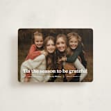 "Warmth" - Holiday Cards in Snow by Annie Clark - Front