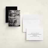 "Handwritten happy" - Holiday Cards in Penguin by Lea Delaveris - Assembled
