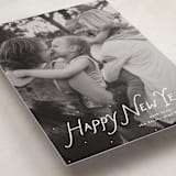 "Handwritten happy" - Holiday Cards in Penguin by Lea Delaveris - Detail