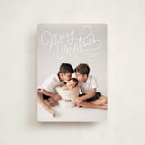 "Up Top" - Holiday Cards in Snow by Lauren Chism - Front