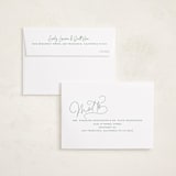 "Up Top" - Holiday Cards in Snow by Lauren Chism - FREE Recipient Addressing