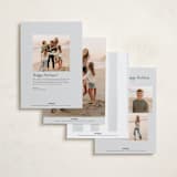 "Sophisticate" - Holiday Cards in Snow by Nicoletta Savod - Back of Card Options