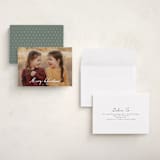 "Winter Greetings" - Holiday Cards in Snow by Ashley Iwafuchi - Assembled