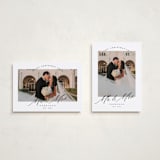 "MR. AND MRS." - Holiday Cards in Veil by Pink House Press - Photo Orientation Options