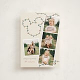 "Disney's Mickey Glowing Lights" - Holiday Cards in Gumdrop by Sarah Hawkins Designs - Front