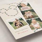 "Disney's Mickey Glowing Lights" - Holiday Cards in Gumdrop by Sarah Hawkins Designs - Detail