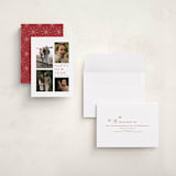 "All Aglow" - Holiday Cards in Berry by Jen Tips - Assembled