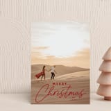 "Modern mix" - Holiday Cards in Holly Berry by Stacey Meacham - Front