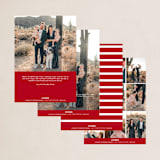 "Modern mix" - Holiday Cards in Holly Berry by Stacey Meacham - Back of Card Options