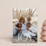 "Joyful Tidings" - Holiday Cards in Snowfall by Susan Asbill - Front