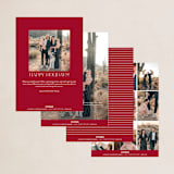 "Joyful Tidings" - Holiday Cards in Snowfall by Susan Asbill - Back of Card Options