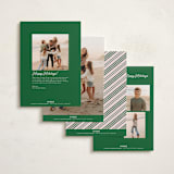 "retro vintage holiday" - Holiday Cards in Kelly by BR Designs - Back of Card Options