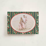 "Holiday Garland Ribbon" - Holiday Cards in Fruitcake by Jackie Crawford - Front