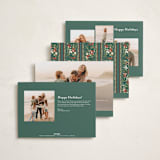 "Holiday Garland Ribbon" - Holiday Cards in Fruitcake by Jackie Crawford - Back of Card Options