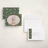 "Holiday Garland Ribbon" - Holiday Cards in Fruitcake by Jackie Crawford - Assembled