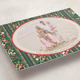 "Holiday Garland Ribbon" - Holiday Cards in Fruitcake by Jackie Crawford - Detail