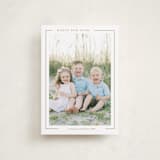 "Minimalist Magic" - Holiday Cards in Snow by Yaling Hou Suzuki - Front