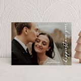 "Sign up" - Holiday Cards in Cotton by Stacey Meacham - Front