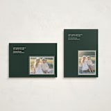 "Perfectly Framed" - Holiday Cards in Pine by Annie Clark - Photo Orientation Options