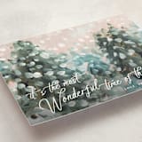 "Wonderful Time" - Holiday Cards in Snow by Lindsay Megahed - Detail