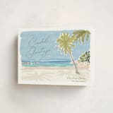 "Coastal Greetings" - Holiday Cards in Pool by Annie Montgomery - Folded Card