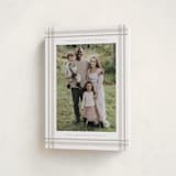 "Traditional Plaid" - Holiday Cards in Tan by Ashley Presutti Beasley - Folded Card