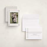 "Traditional Plaid" - Holiday Cards in Tan by Ashley Presutti Beasley - Assembled