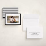 "Border" - Holiday Cards in Charcoal by JoAnn Jinks - Assembled
