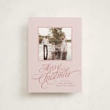 "Glide" - Holiday Cards in Holly Berry by Everett Paper Goods - Front