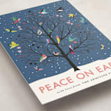 "Peace On Earth" - Holiday Cards in Winter Dusk by Eve Schultz - Detail