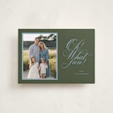 "Family Traditions" - Holiday Cards in Evergreen by Erin Hodges - Front