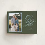 "Family Traditions" - Holiday Cards in Evergreen by Erin Hodges - Folded Card