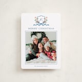 "Family Crest" - Holiday Cards in Blue Spruce by Cass Loh - Front