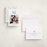 "Family Crest" - Holiday Cards in Blue Spruce by Cass Loh - Assembled