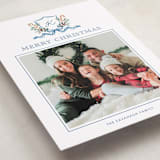 "Family Crest" - Holiday Cards in Blue Spruce by Cass Loh - Detail