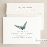 "Simplest" - Holiday Cards in Coffee by Phrosné Barwood - FREE Recipient Addressing