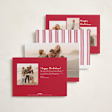 "Ribbon Framed" - Holiday Cards in Snow by Iveta Angelova - Back of Card Options