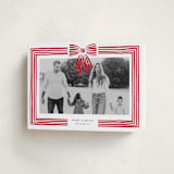 "Ribbon Framed" - Holiday Cards in Snow by Iveta Angelova - Folded Card