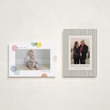 "Colorblock Confetti" - Holiday Cards in Confetti Cake by Robert and Stella - Photo Orientation Options