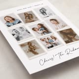 "Nine Snapshots" - Holiday Cards in Snow by Hooray Creative - Detail