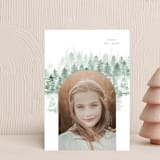 "snow mountains" - Holiday Cards in Snow by Phrosné Barwood - Front