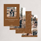 "Delicate Frame" - Holiday Cards in Cinnamon by Ekko Studio - Back of Card Options