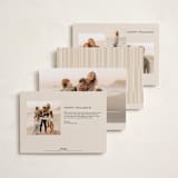 "Merry Stack" - Holiday Cards in Eggnog by Ekko Studio - Back of Card Options