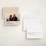 "Merry Stack" - Holiday Cards in Eggnog by Ekko Studio - Assembled