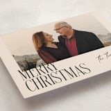 "Merry Stack" - Holiday Cards in Eggnog by Ekko Studio - Detail