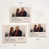 "Merry Stack" - Holiday Cards in Eggnog by Ekko Studio - Formats Available