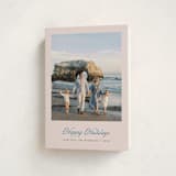 "Scripted Holiday" - Holiday Cards in Wintermint by Mansi Verma - Folded Card