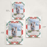 "Fancy Plaid" - Holiday Cards in Snow by Petra Kern - Formats Available