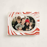 "Peppermint Flavor" - Holiday Cards in Peppermint by Oscar and Emma - Karly Depew - Front