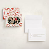 "Peppermint Flavor" - Holiday Cards in Peppermint by Oscar and Emma - Karly Depew - Assembled